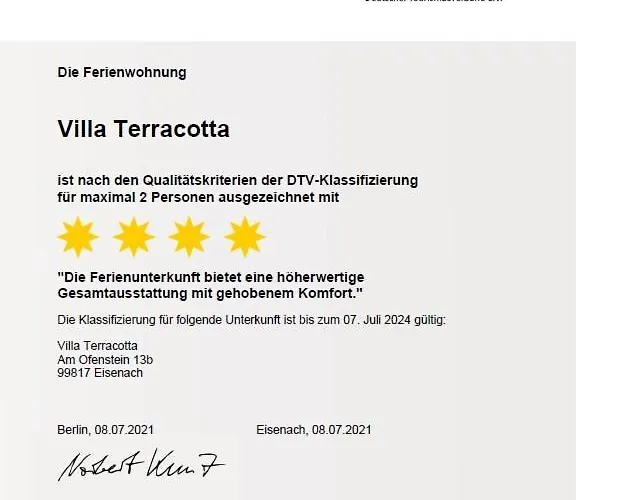 Appartement Terracotta Eisenach